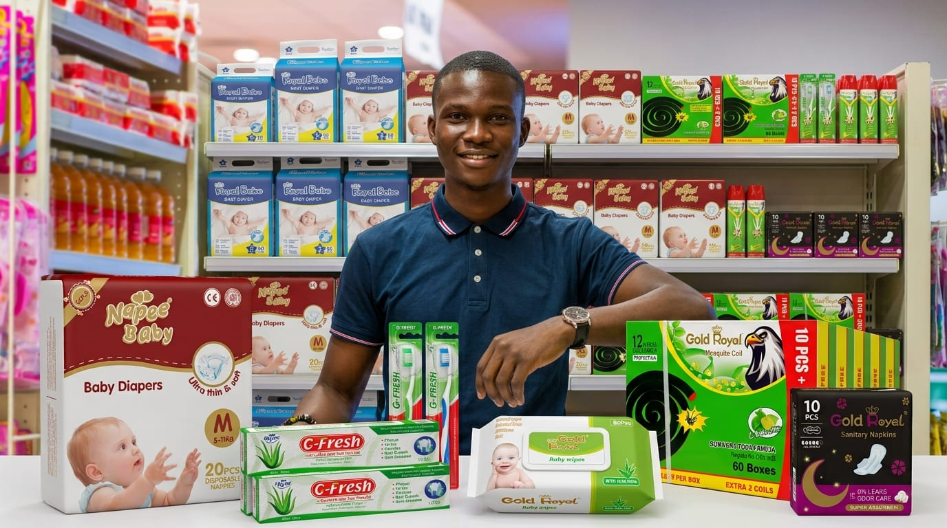 Distribuição de produtos Futai Internacional em loja